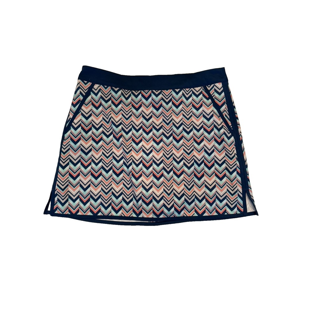 Lady‎ Hagen Navy Multicolor Golf Skort Women's Size 10